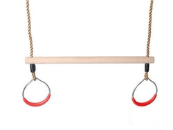 Trapezio ginnico con cerchi rotondi