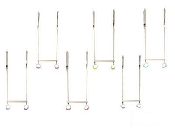 Trapezio ginnico con cerchi rotondi