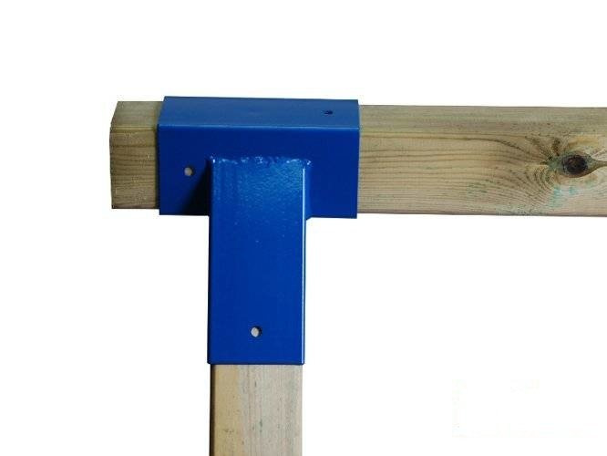 2 x Connettore per raggi 90x90 mm, 90°