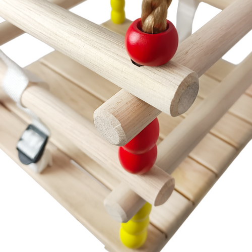 Altalena a secchiello in legno