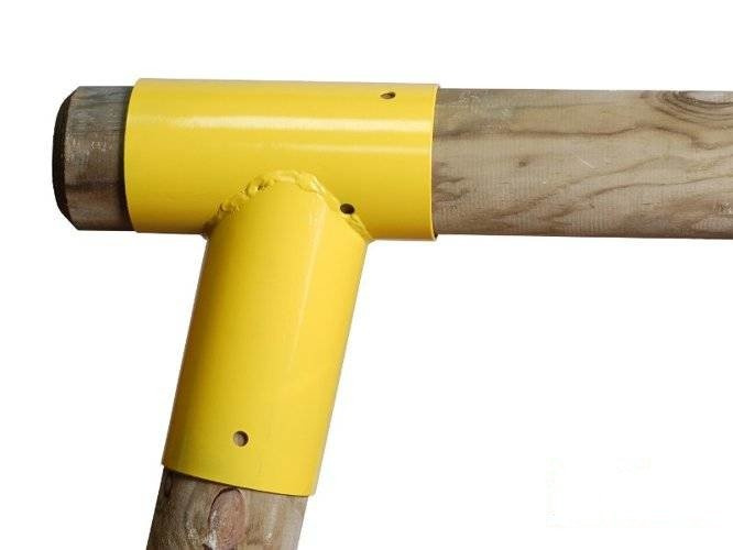 2 x attacco per trave Ø100 mm, 100°