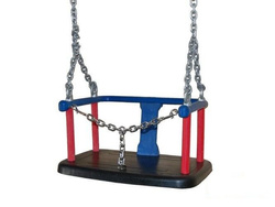 Altalena a secchio con catena + set di catene zincate da 5mm - 1,8m