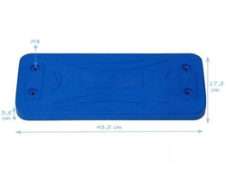 Altalena LUX + set di catene in acciaio inox da 6 mm - 1,8 m