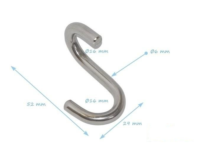 Connettore S per cavo rinforzato da 16 mm