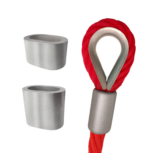 Anello ovale in alluminio 42 mm 16E