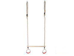 Trapezio ginnico con cerchi rotondi