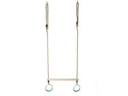 Trapezio ginnico con cerchi rotondi