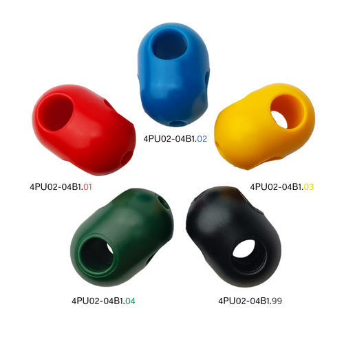 Connettore a croce monopezzo per cavo rinforzato ø18mm