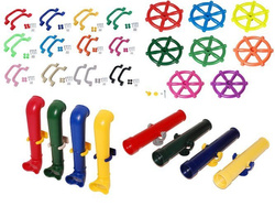 Set di impugnature 240x75 mm + Volante + Telescopio + Periscopio