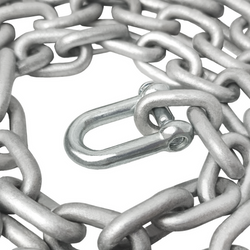 Set di catene zincate 6 mm - 1,8 m