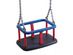 Altalena a secchio + set di catene zincate da 6 mm - 1,8 m