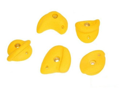 Pietre a S per la parete di arrampicata