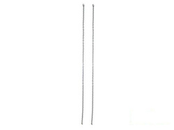 Set di catene a punto singolo in acciaio inox 5 mm - 1,8 m