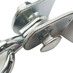 2xSupporto metallico Ø100 mm