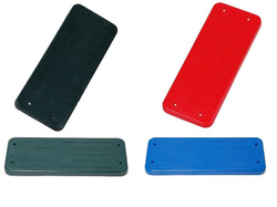 Altalena in gomma + set di catene zincate 5mm - 1,8m