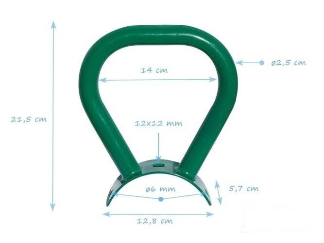 Staffa per trave d'equilibrio per trave Ø100-120 mm
