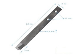 Ancoraggio piatto a battente 300 mm