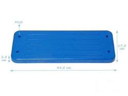 Altalena in gomma + set di catene in acciaio inox da 5 mm - 1,8 m