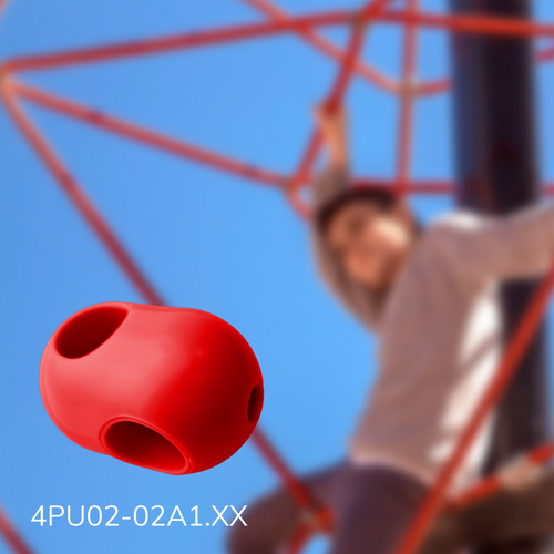 Connettore a croce monopezzo per cavo rinforzato ø16mm