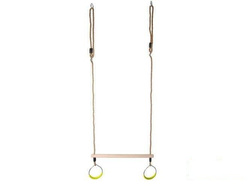 Trapezio ginnico con cerchi rotondi