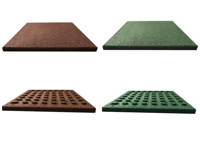 Tappeto in gomma 500x500x45 mm