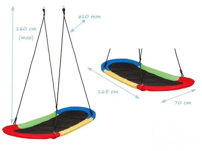 Nido di cicogna pieno 165 x 70 cm