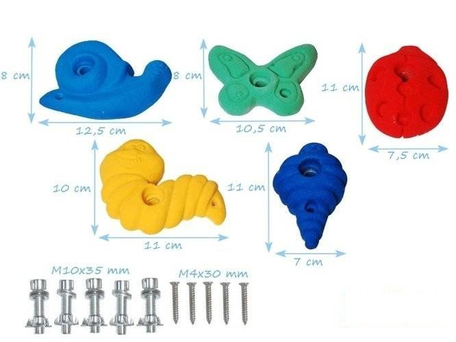 Appigli per l'arrampicata ANIMALS