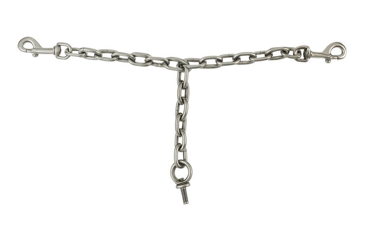 Set di catene in acciaio inox 5 mm - 1,8 m