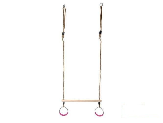 Trapezio ginnico con cerchi rotondi