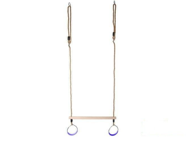 Trapezio ginnico con cerchi rotondi