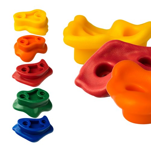 Pietre da arrampicata in plastica