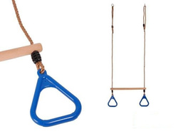 Trapezio ginnico con cerchi triangolari