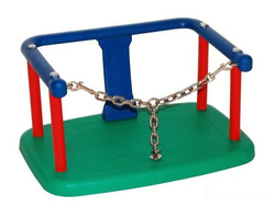 Altalena a secchiello con catena per parco giochi pubblico