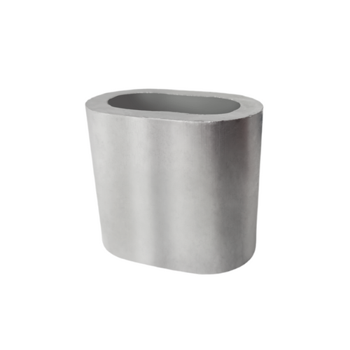 Anello ovale in alluminio 45 mm 18E