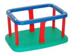 Altalena a secchiello per un parco giochi pubblico