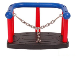 Altalena LUX con catena + set di catene zincate da 6 mm - 1,8 m