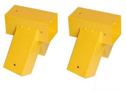 2 x raccordi per travi 90x90 mm, 100